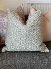 Grey Textured Pillow
