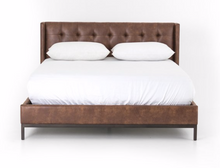 Nash Leather Bed