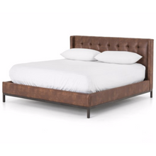 Nash Leather Bed