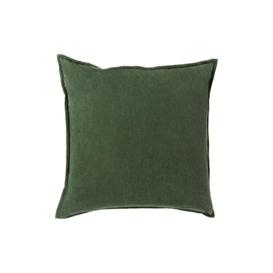 Dark Green Velvet Pillow