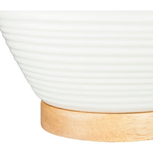 White Round Table Lamp